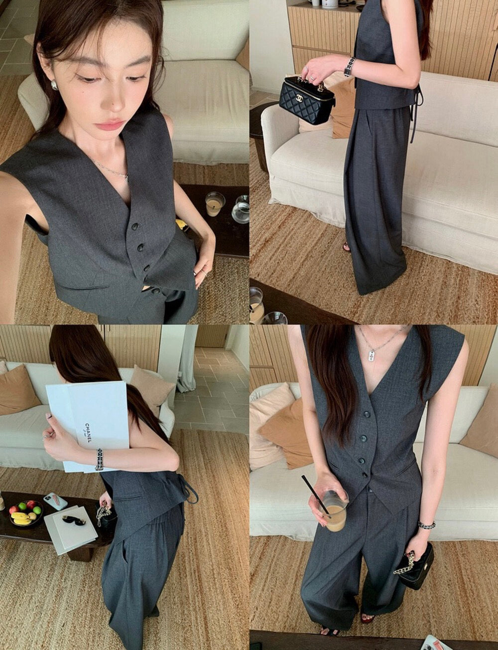 Vera Tailored Vest Set (WC00133A)