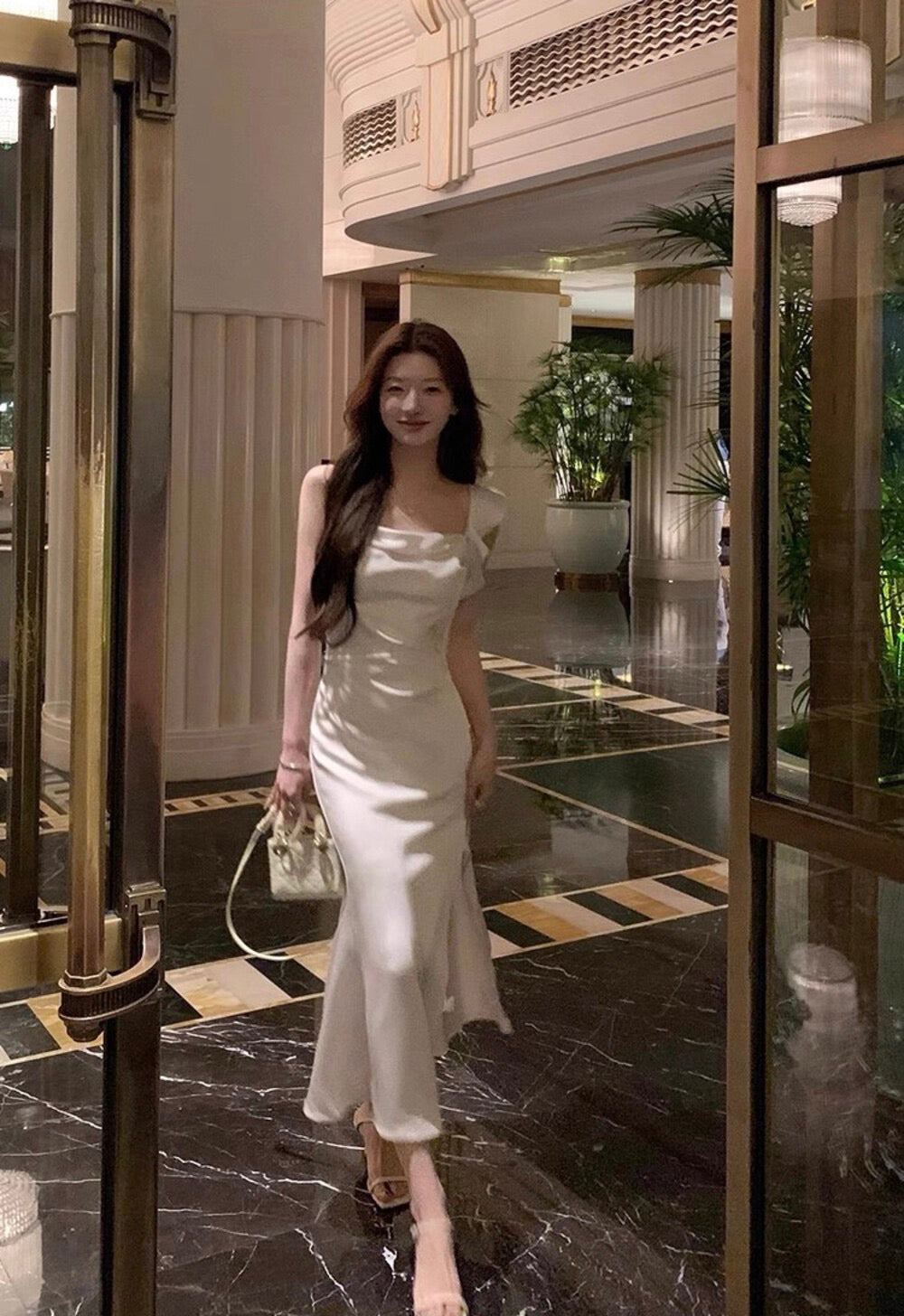 Diana Ruffle Slip Dress (WC00137A)