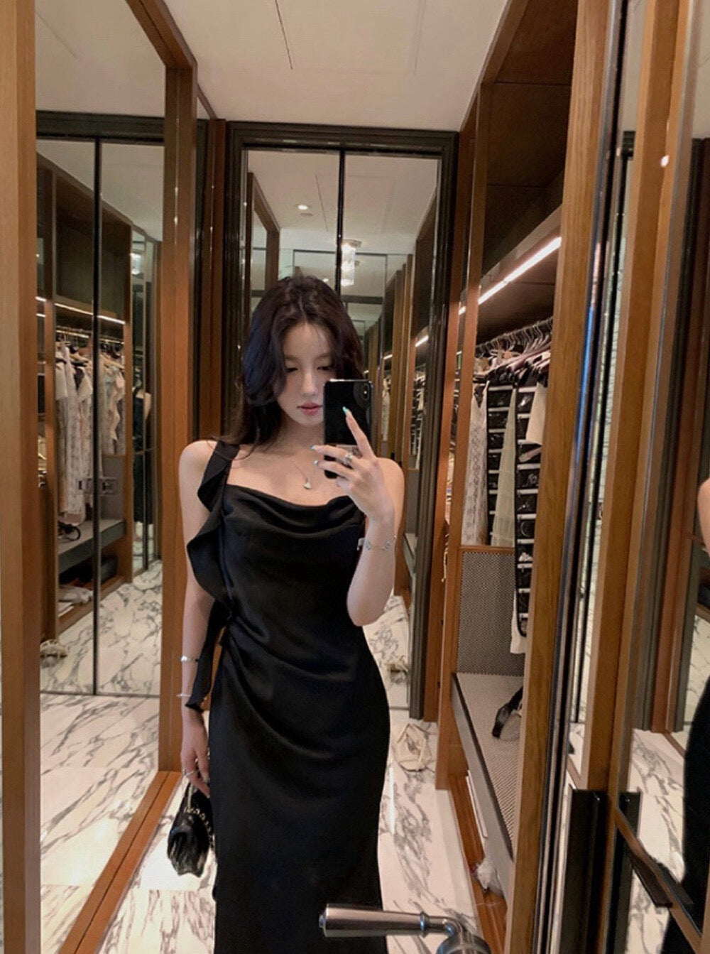 Diana Ruffle Slip Dress (WC00137A)