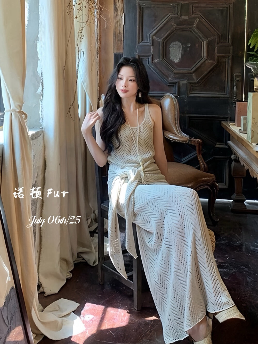 Serena Crochet Maxi Dress (WC00146A)