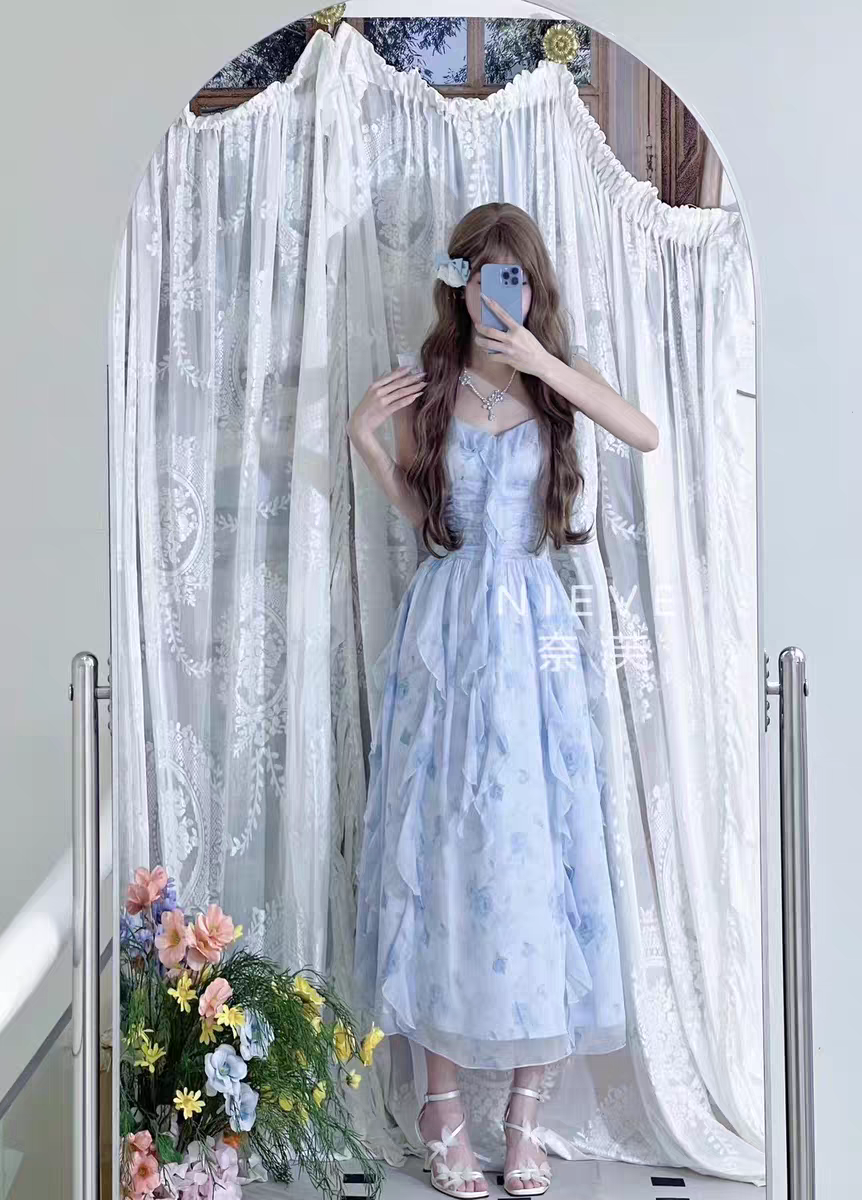 Elodie Ruffle Garden Dress (WC00154A)
