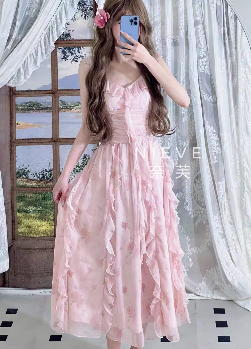 Elodie Ruffle Garden Dress (WC00154A)