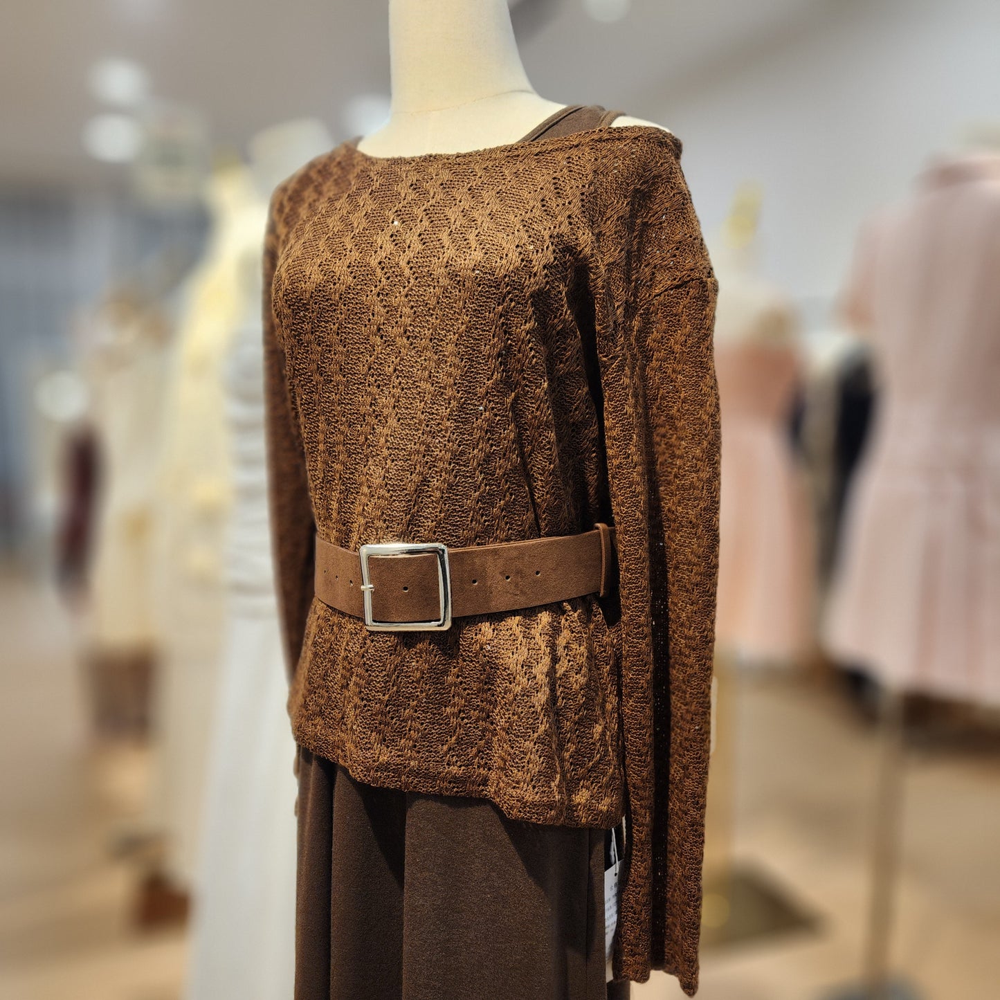 Harper Knit Belted Set (WC00167A)