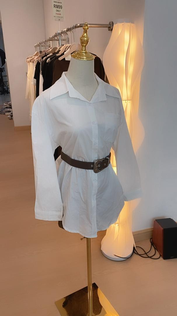 Adèle Belted Shirt (WC00191A)