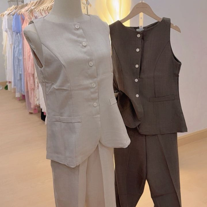 Tessa Structured Button Set (WC00203A)