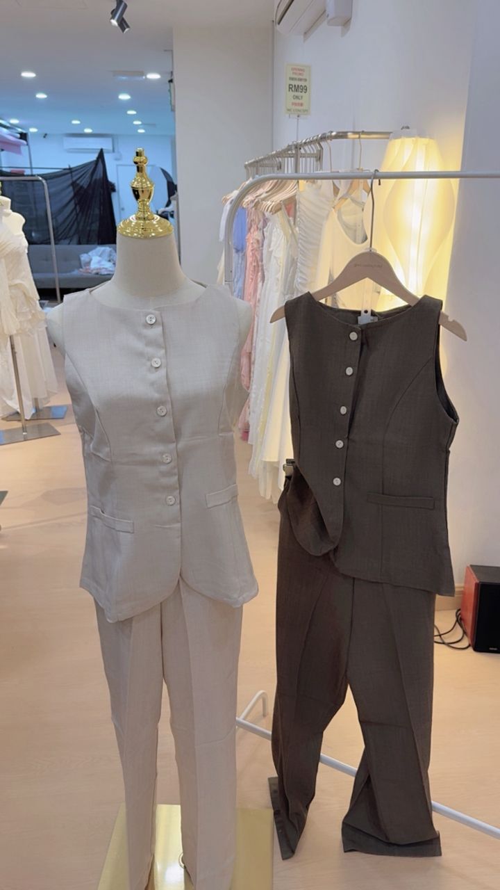 Tessa Structured Button Set (WC00203A)