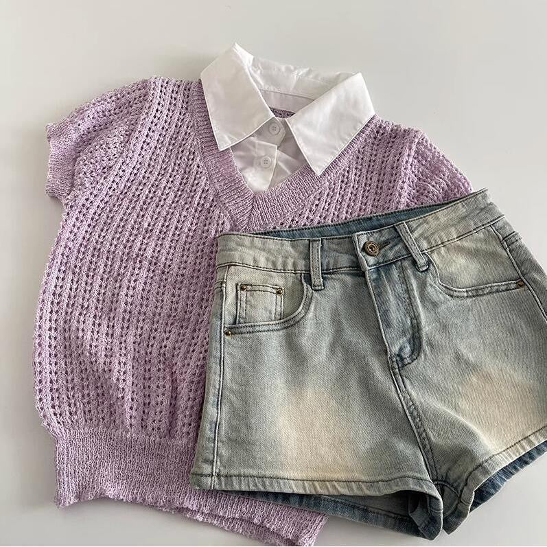 A00124 Silvana Woven Top