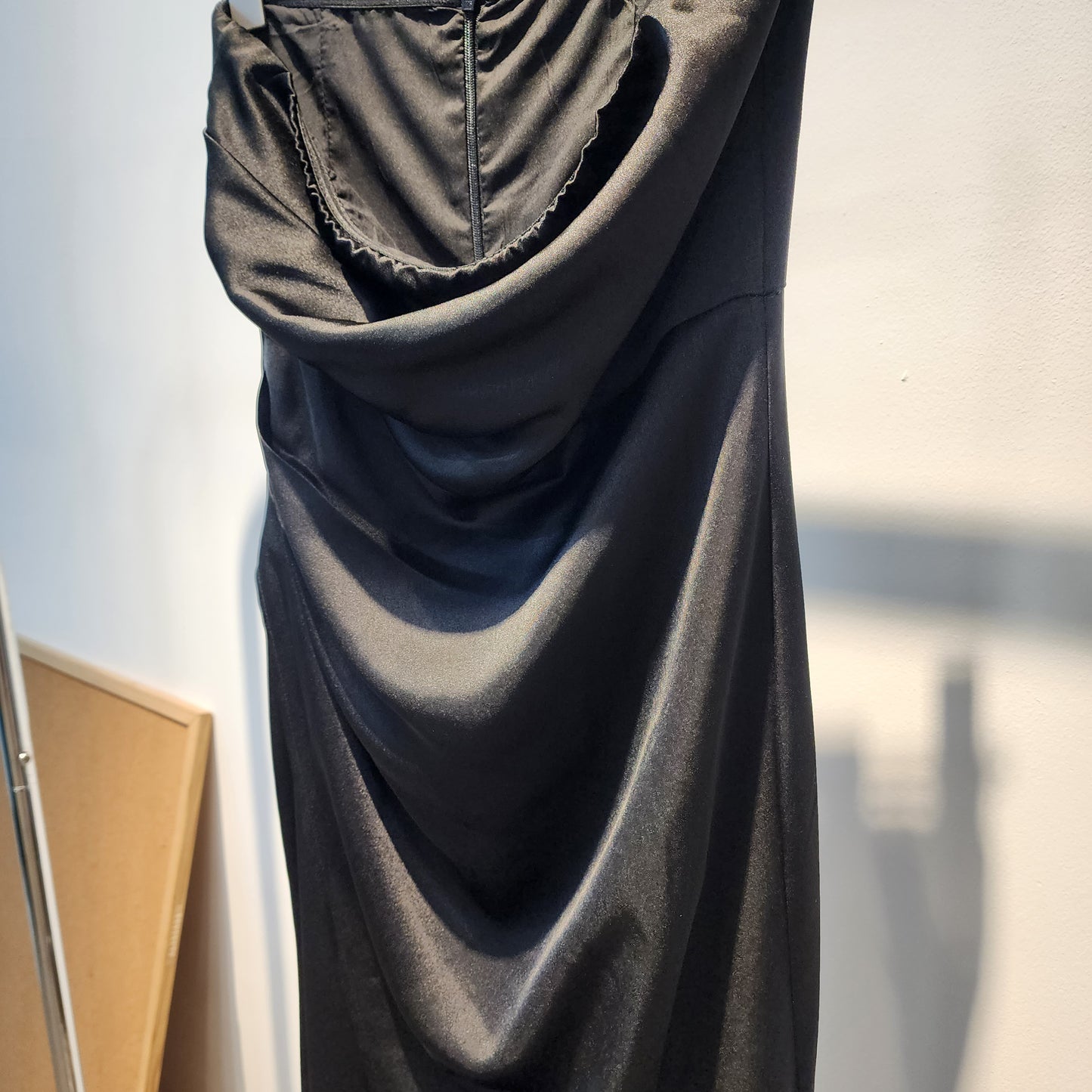 Noir Drape Dress (WC00063A)