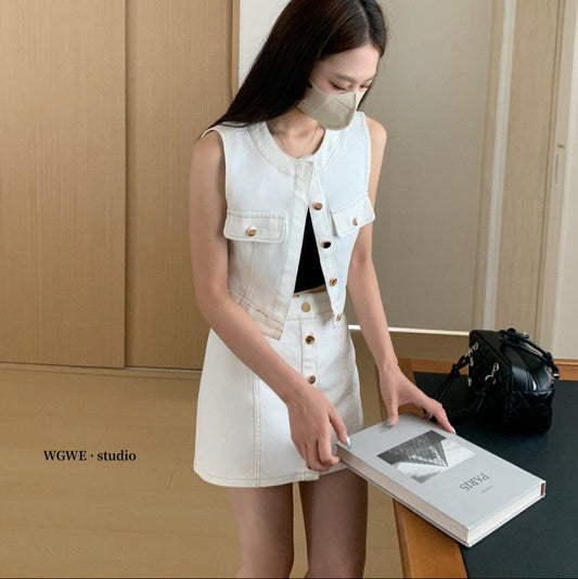 Noelle Utility Skirt Set (WC00138A)