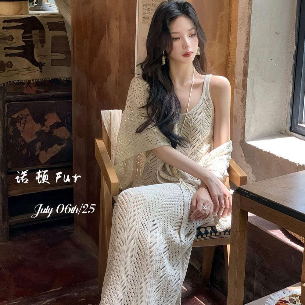 Serena Crochet Maxi Dress (WC00146A)