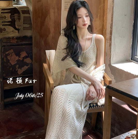 Serena Crochet Maxi Dress (WC00146A)