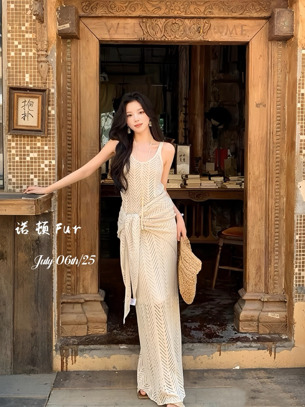 Serena Crochet Maxi Dress (WC00146A)