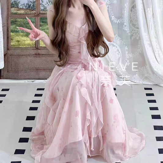 Elodie Ruffle Garden Dress (WC00154A)
