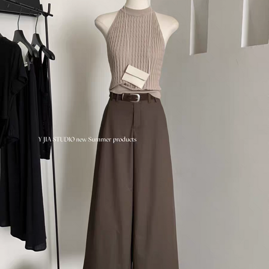 Mila Knit Halter Set (WC00155A)