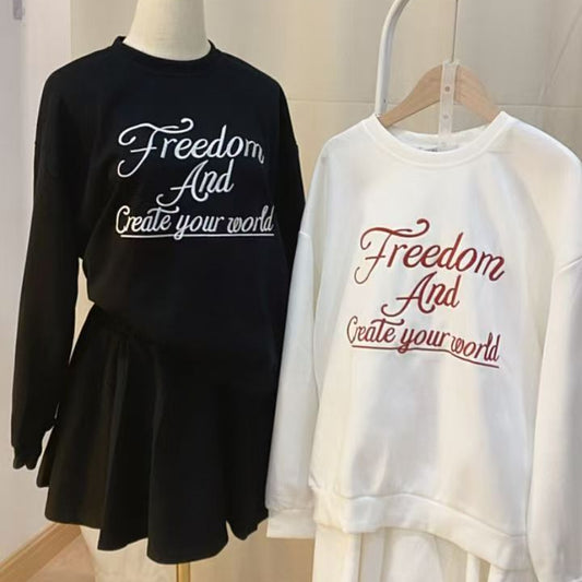 Freedom Script Sweat Dress (WC00175A)