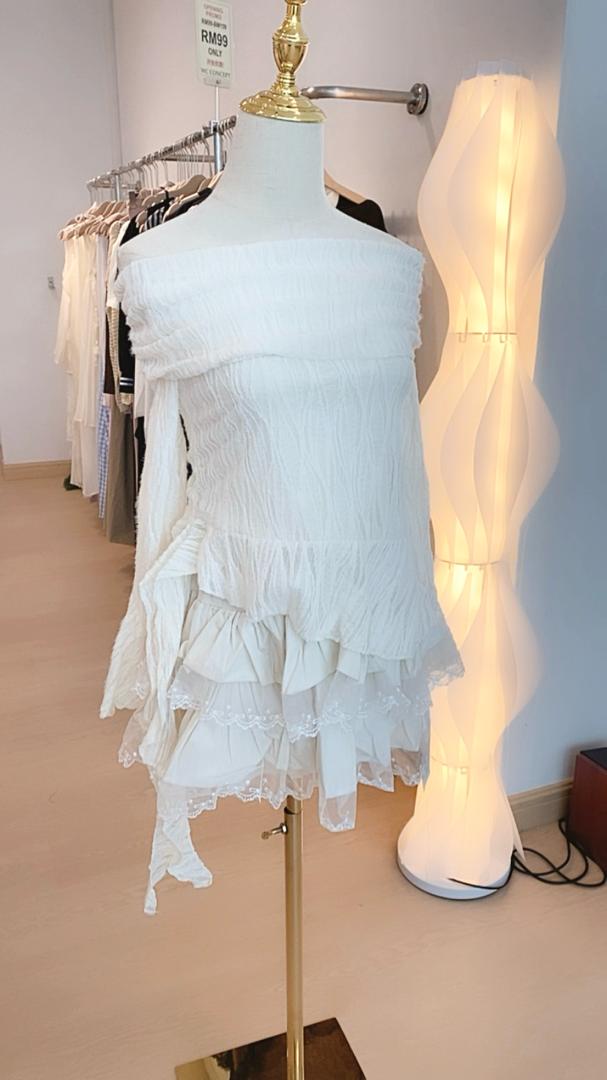 Céleste Ruffle Dress (WC00178A)