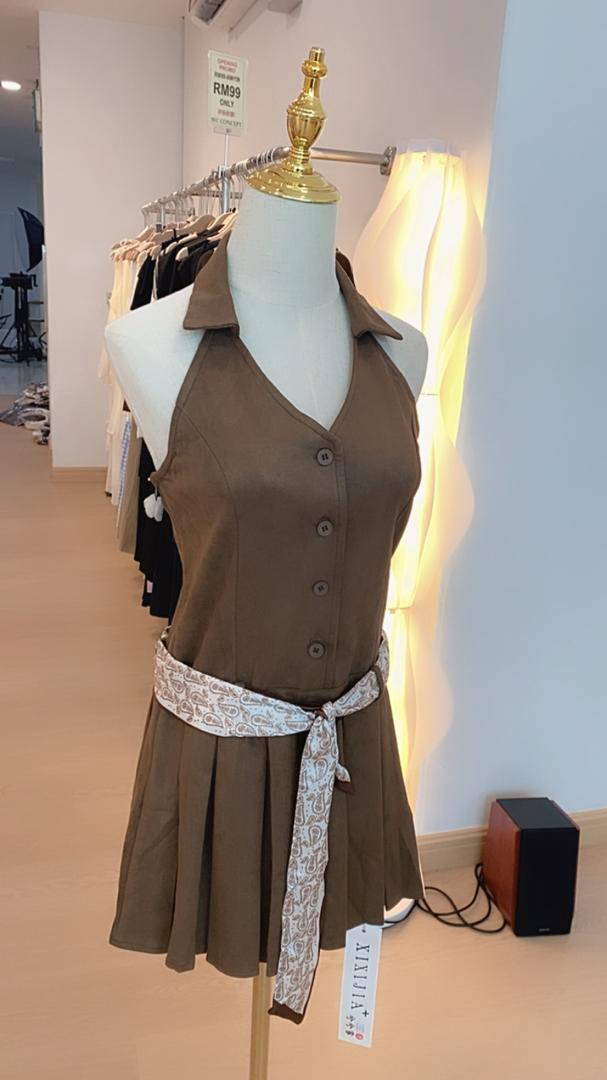 Camille Halter Dress (WC00180A)