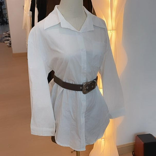 Adèle Belted Shirt (WC00191A)
