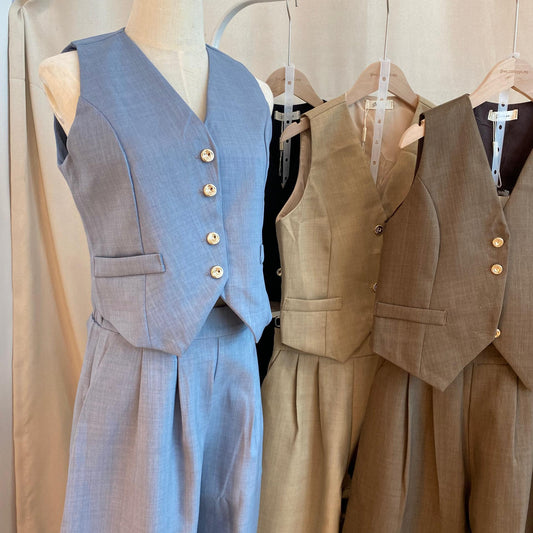 Adele Tailored Vest Set (WC00196A)