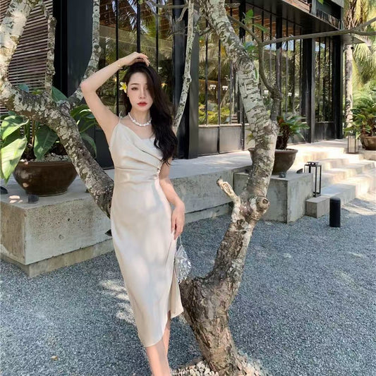 Leah Satin Dress (WC00028A)