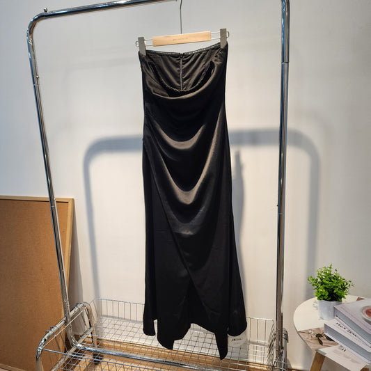 Noir Drape Dress (WC00063A)