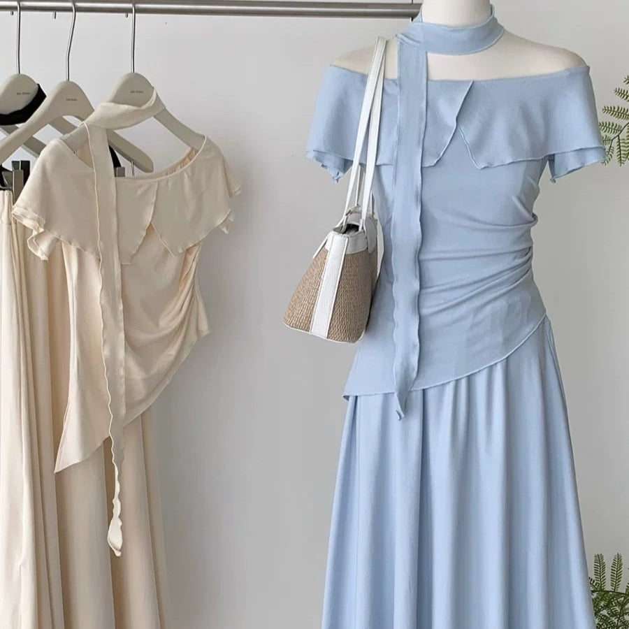 Serene Collar Dress Set (WC00087A)