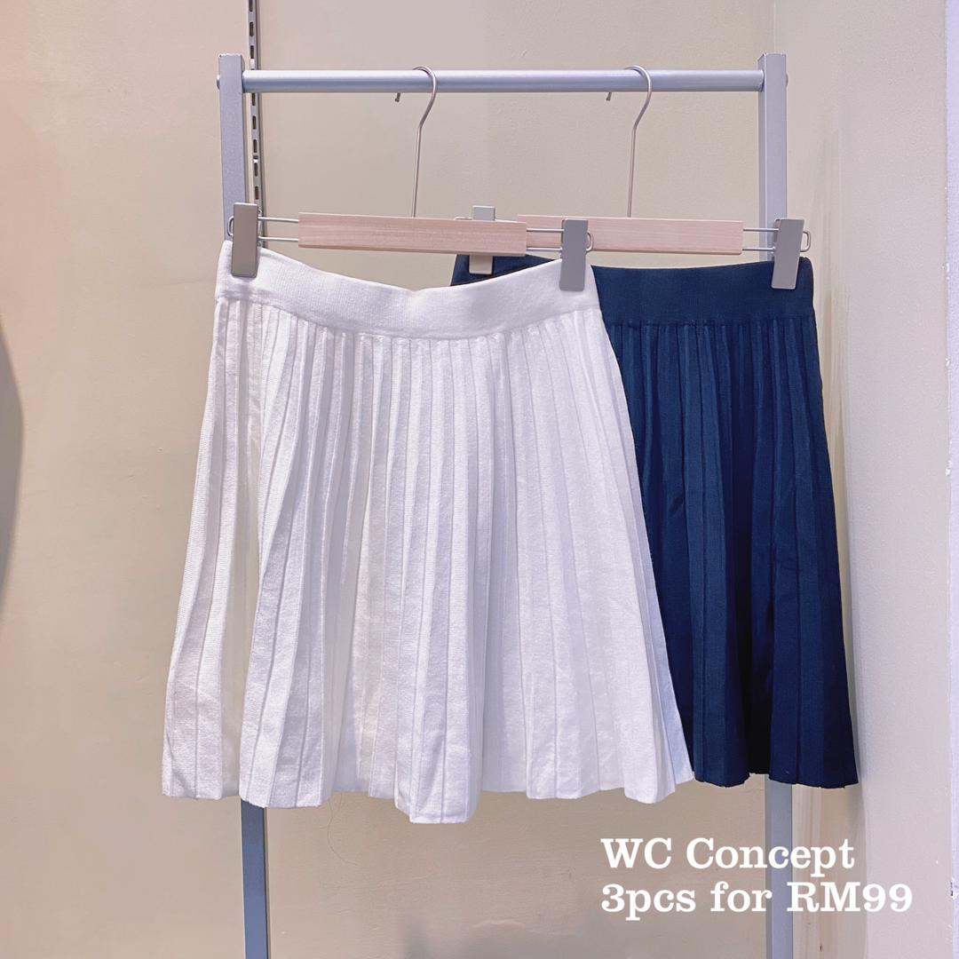A00042 Taylor Pleated Top Skirt